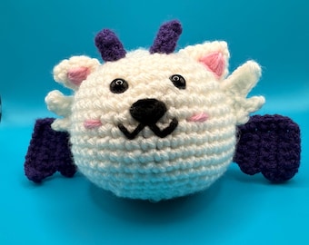 Fuwamoco Abyssgard Pero Ruffian Mascot Crochet - Handmade Hololive Mascot
