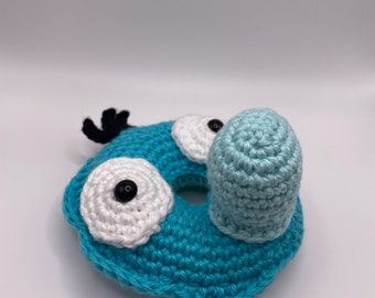 Shiny Psyduck Crochet Donut Handmade