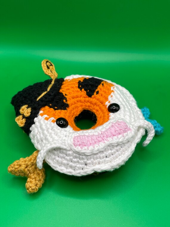 Josuiji Shinri Puniko Koipanion Crochet Donut - Handmade Holostars