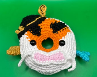 Josuiji Shinri Puniko Koipanion Crochet Donut - Handmade Holostars Mascot