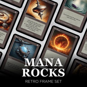 Mana Rocks Proxy Bundle MTG — Classical Art Playtest Cards image 1