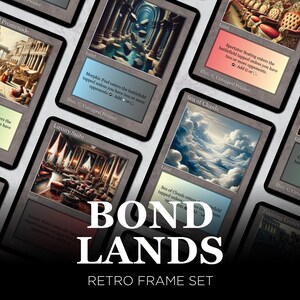 Bond Lands Proxy Bundle MTG — Classical Art Playtest Cards