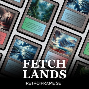 Fetch Lands Proxy Bundle MTG — Classical Art Playtest Cards