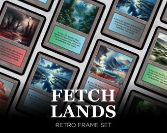 Fetch Lands Proxy Bundle MTG — Classical Art Playtest Cards