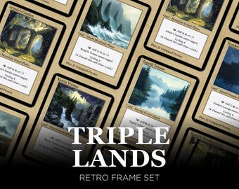 Triple Lands Proxy Bundle MTG — Classical Art Playtest Cards
