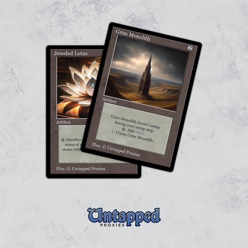 Mana Rocks Proxy Bundle MTG — Classical Art Playtest Cards image 3