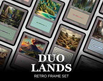 Duo Lands Proxy Bundle MTG — Classical Art Playtest Cards