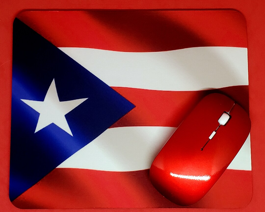 Puerto Rico Flag Sublimated Computer Mouse Pad - Etsy