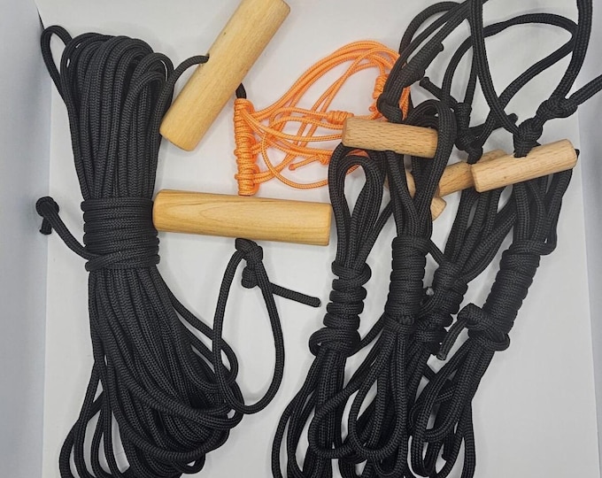 30ft Rapid Deployment Ridge Line, Camping Tarp Suspension Kit, Paracord Bushcraft Gear, Outdoor Survival Rope, Quick Setup Shelter Line