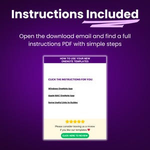 OneNote Productivity Templates Bundle | OneNote Digital Planner | OneNote Project Planner | Meeting Notes | To-Do Lists & Templates image 8