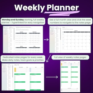 OneNote Productivity Templates Bundle | OneNote Digital Planner | OneNote Project Planner | Meeting Notes | To-Do Lists & Templates image 3