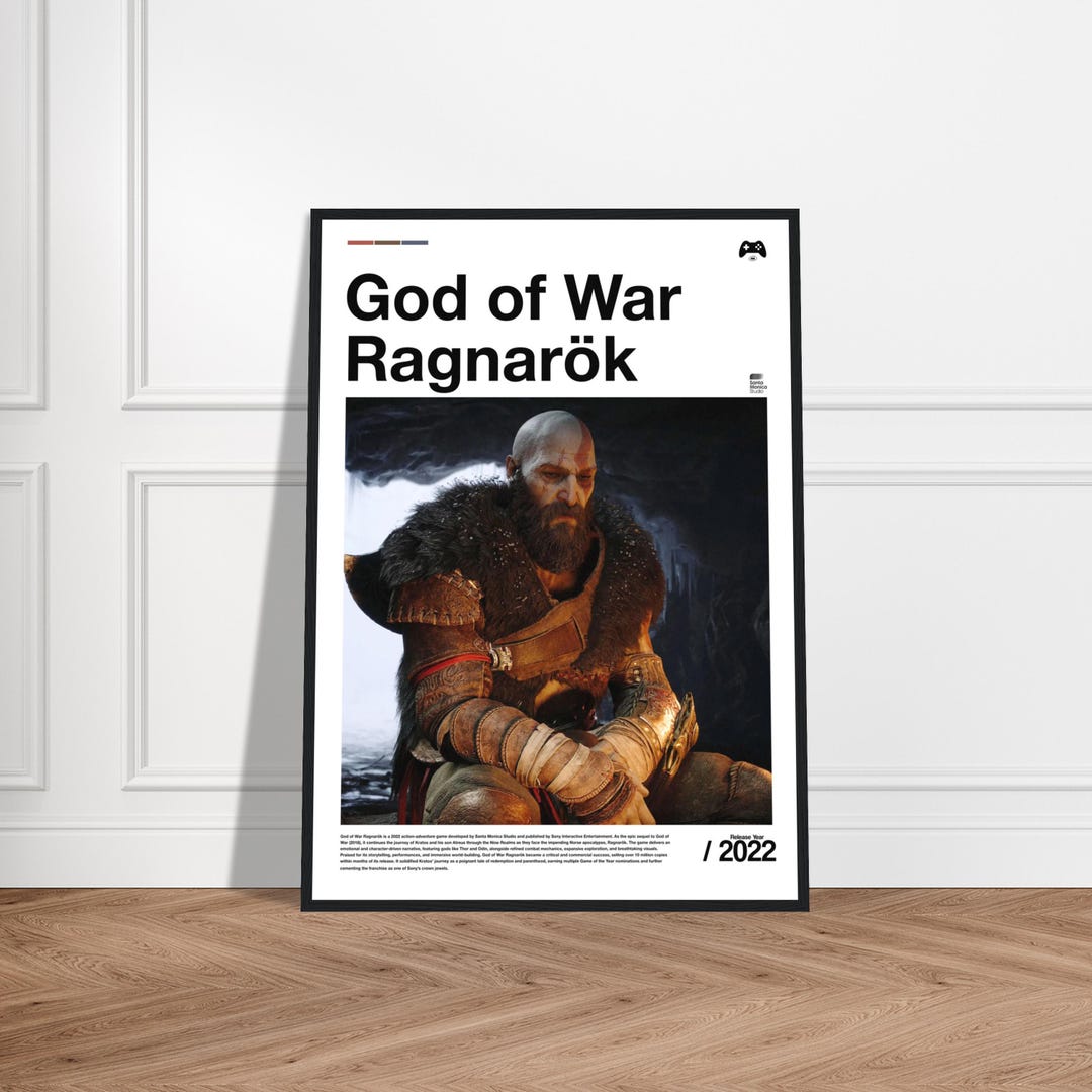 God of War Ragnarok Poster, God of War Print, Gaming Room Poster ...