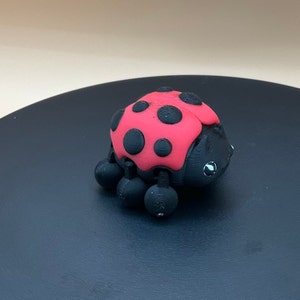 Cute Articulating 3D Printed Lady Bug, Insect, Beetle, Nature, Fidget ...