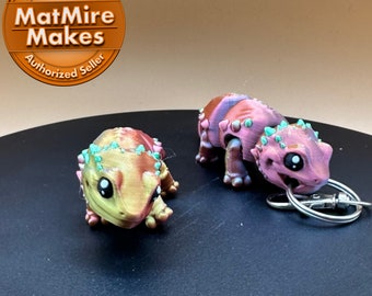Incredibile mini drago barbuto, giocattolo stampato in 3D, giocattolo articolato, portachiavi articolato, portachiavi stampato in 3D - Venditore autorizzato