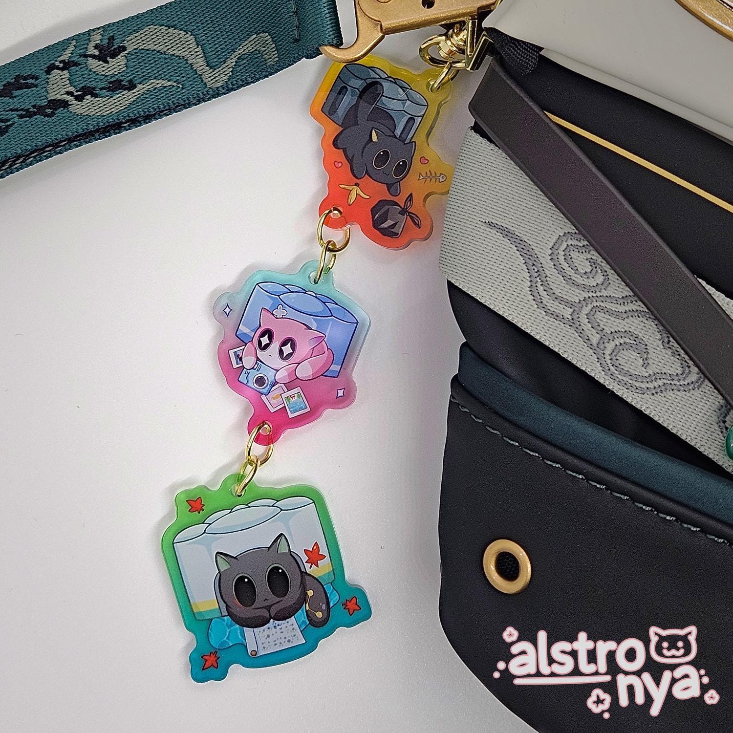 Honkai Star Rail: Astral Express Critters Trio | 3-piece Linked Acrylic ...