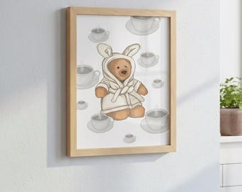 jellycat inspired kitchen/bedroom wall print
