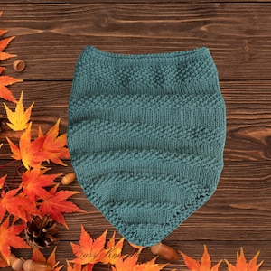 Easy Cowl Knitting Pattern: Merino Wool Snood (PDF Download)