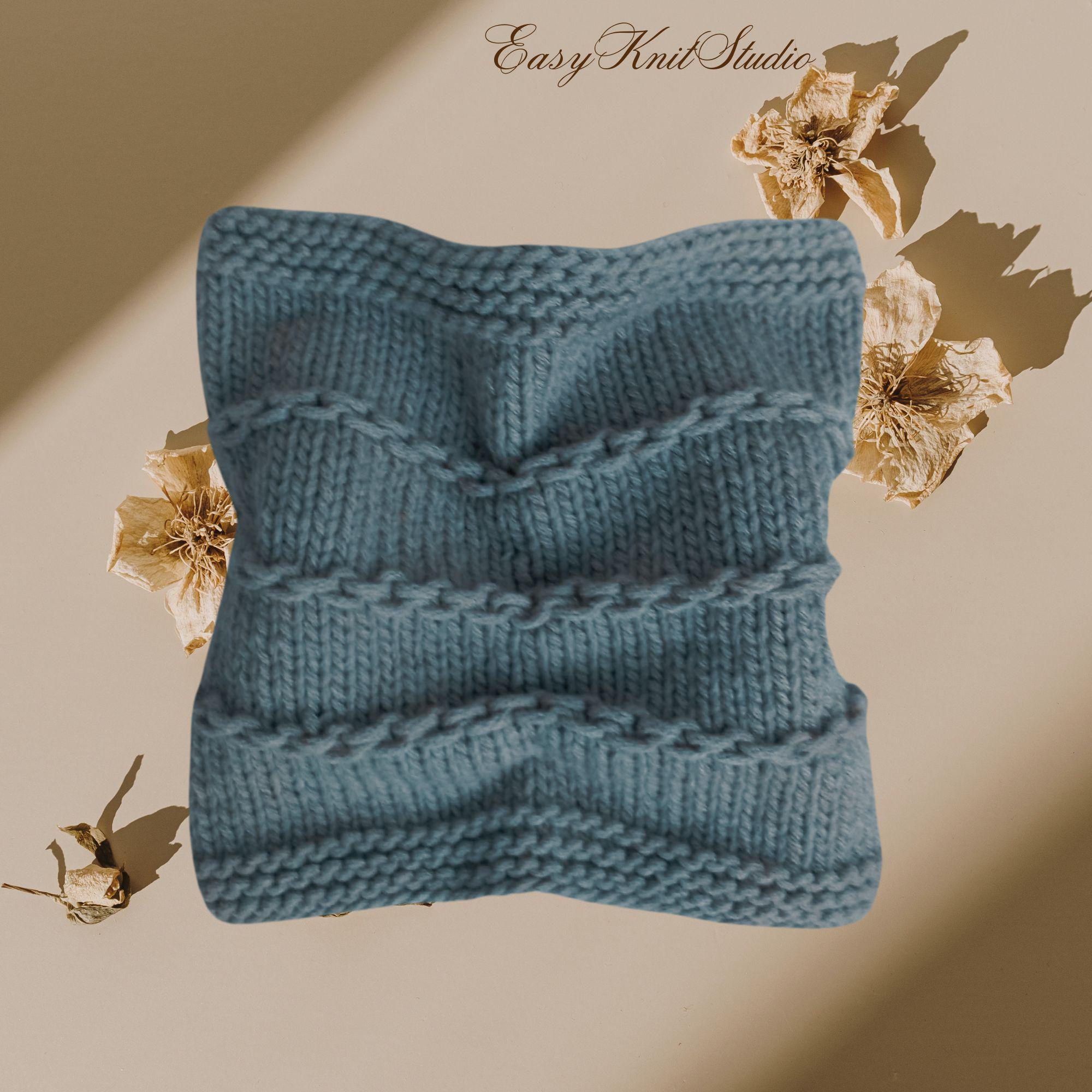 Brioche Scaldacollo Ai Ferri Due Colori Lana Grossa Meilenweit 100