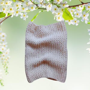 Easy Knit Snood Pattern: Beginner Friendly Wool Neck Warmer PDF (3 sizes)