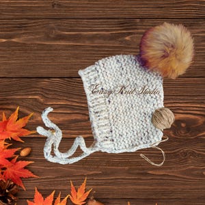 Grobstrick-Pixie-Mütze-Muster: Strickanleitung für Babys, Elfenmützen (PDF-Muster, 6 - 12 Monate)