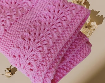 Baby Blanket Knitting Pattern PDF – Beginner Friendly Project - digital products - DIY Baby Shower