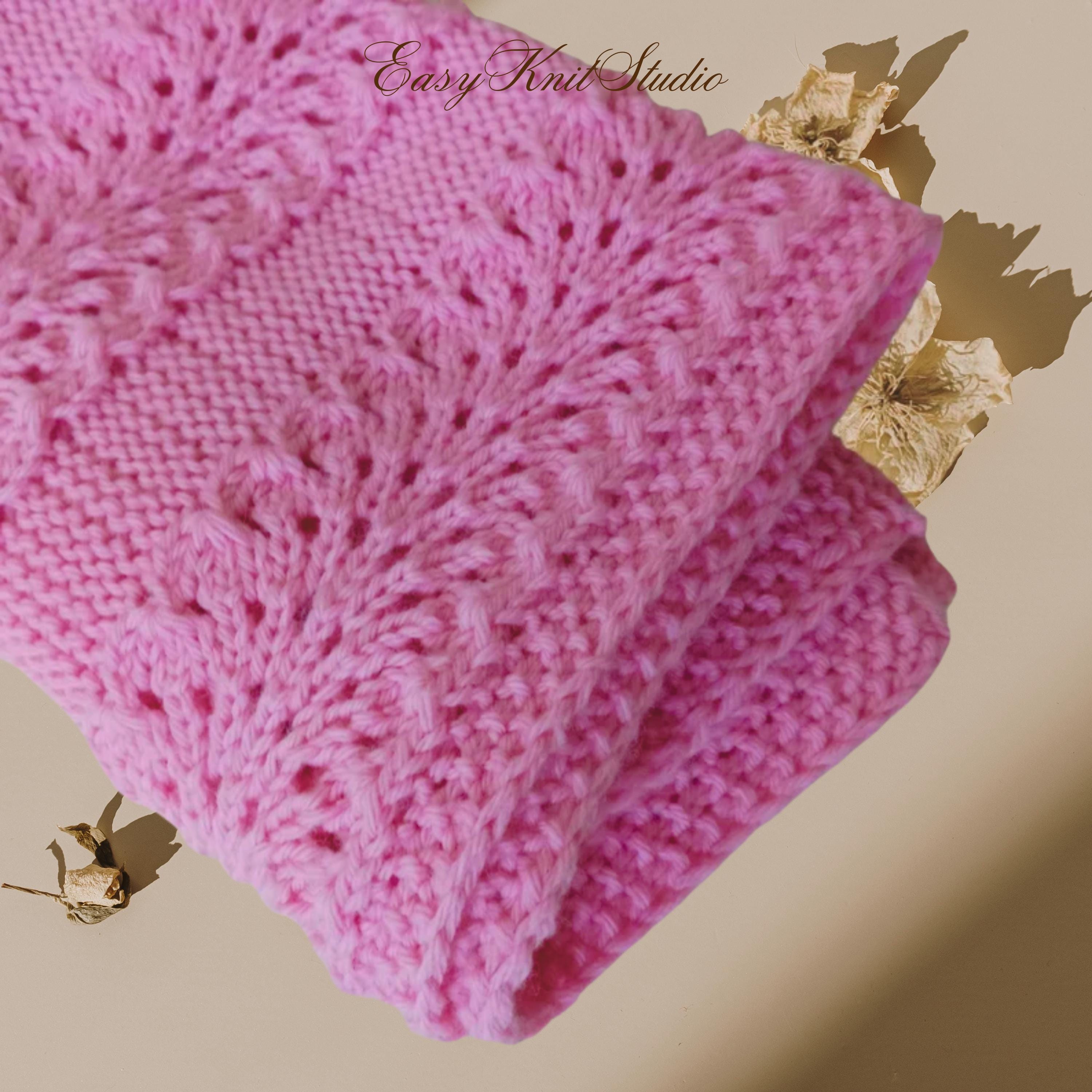 Baby Blanket Knitting Pattern PDF – Beginner Friendly Project - Digital ...