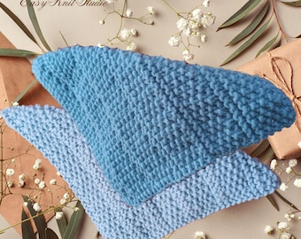 Easy Knit Dishcloth Pattern: Beginner Kitchen Towel (PDF Pattern)