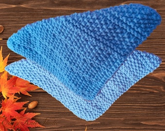 Easy Knit Dishcloth Pattern: Beginner Kitchen Towel (PDF Pattern)