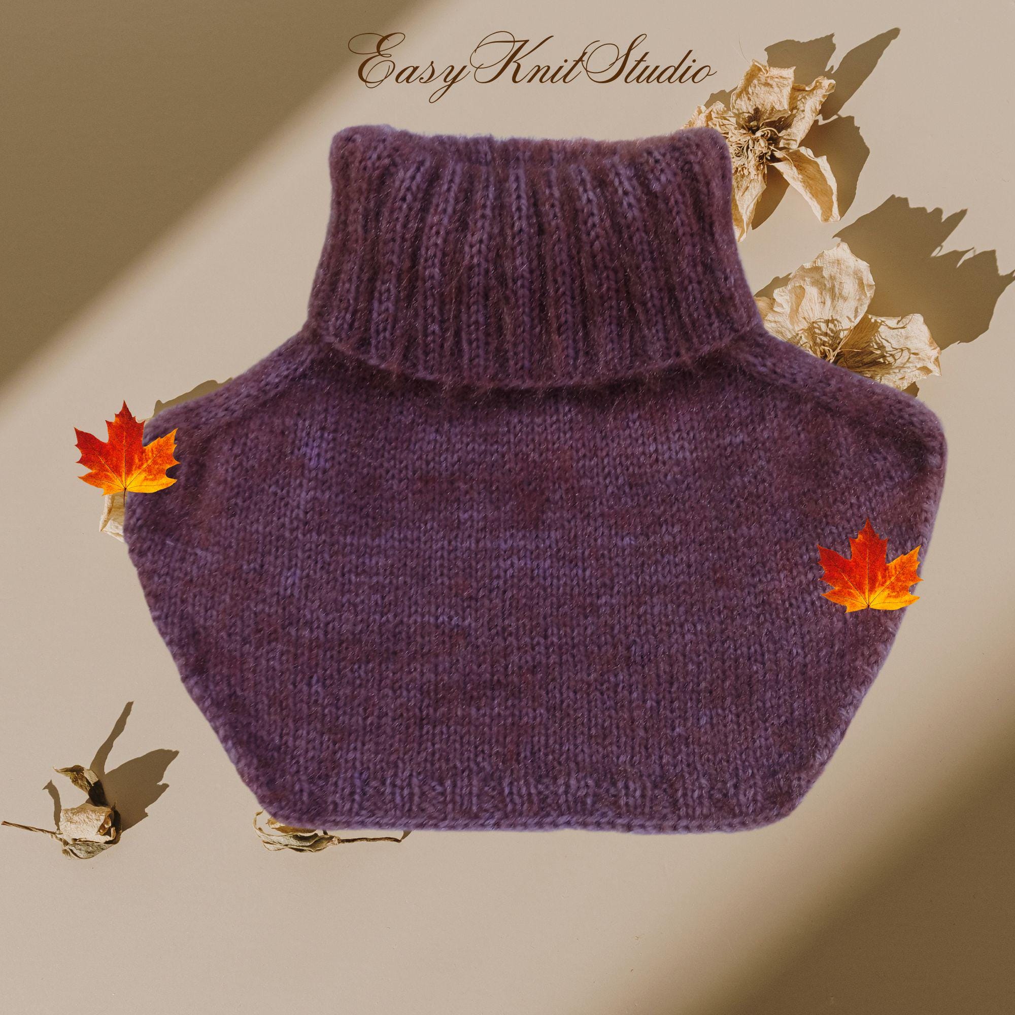 簡単ネックウォーマー編み図（PDF） – 初心者向けシンプル冬用カウル