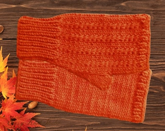 Einfache Strickanleitung für fingerlose Handschuhe: Wollfäustlinge für Damen (PDF-Download)