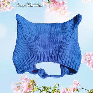 Katzenohren Baby Mütze Strickanleitung – Easy Knit Neugeborene Mütze 4 Größen PDF