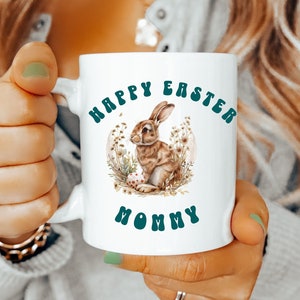 Easter Mug Coffee Cup,Personalised Easter mug Gift,Rabbit Mug, Easter Easter Gift,Easter Coffee Mug ,custom Easter Gift Idea,