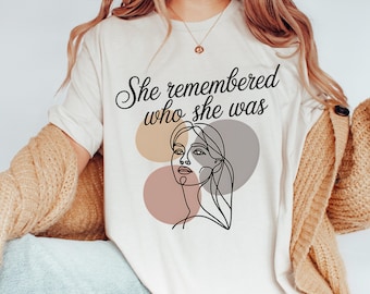 Empowering Quote T-Shirt, Minimalist Line Art Graphic Tee