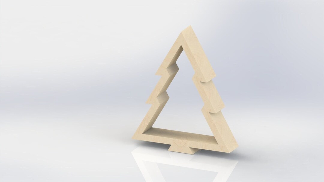 DIY Wooden Christmas Tree Plans With Assembly Jig Christmas Etsy