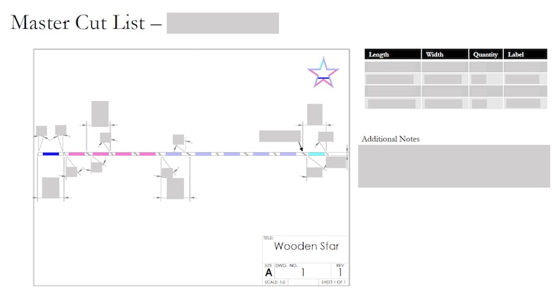 Star Plate Instructions.pdf Wooden Star DIY Plans, Christmas Decor, Holiday Art Woodworking ...