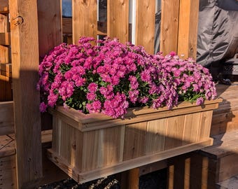 DIY Rectangle Planter Box Plans – Ideal for Flowers, Herbs or Garden | Wood Planter Digital Plans PDF