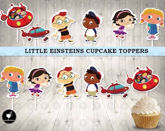 Little Einstein Cupcake Toppers: Birthday Party Decorations
