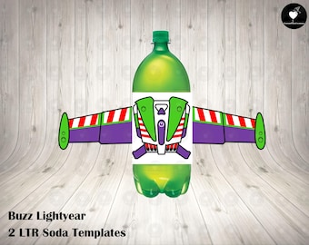 Buzz Lightyear frisdrankraket: Toy Story-feestdecor (pdf-download)