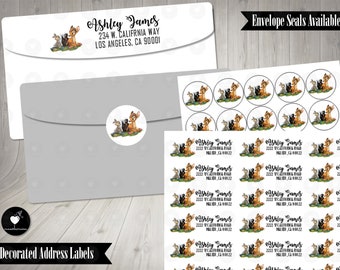 Bambi Address Labels: Baby Shower Mailing Labels