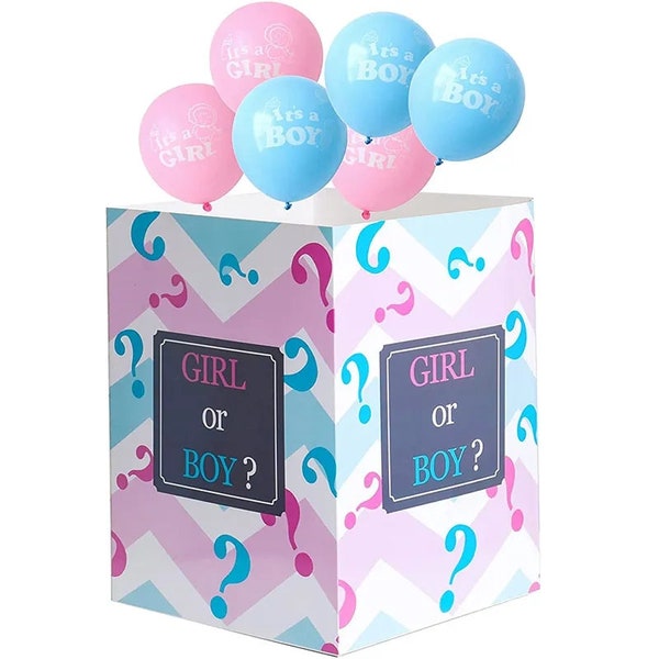 Gender Reveal Box - Etsy