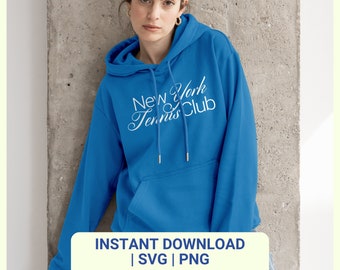 Trendy hoodie,t-shirt,aesthetic hoodie,trendy sweatshirt,vsco girl hoodie,gift for girls,fancy print 2024,NY tennis club,Tennis Club t-shirt