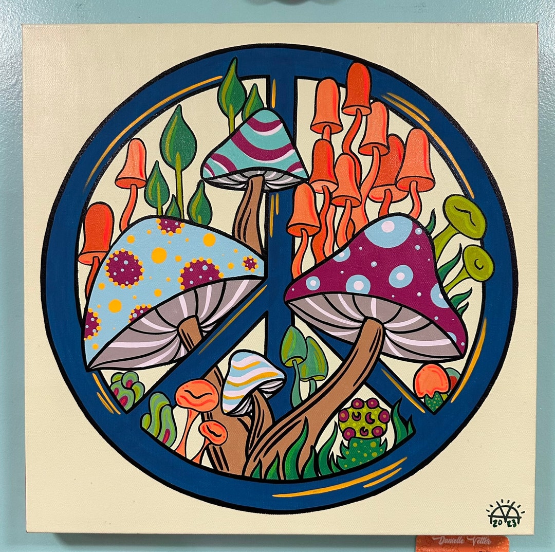 Oil Enamel Painting on Canvas / Magic Art Painting/ Spraypaint/ Sign