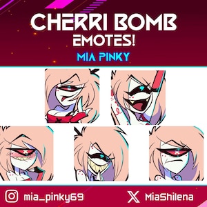 Hazbin hotel cherry bomb - Etsy 日本