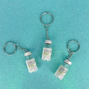 Testosterone Vial Handmade Keychain / Trans NonBinary Keychain / Queer Owned Shop / Trans Pride / Queer Pride