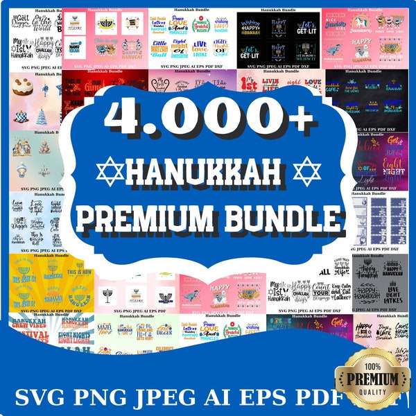 Hanukkah Svg, Hanukkah Bundle, Hanukkah T-shirt Designs, Hanukkah Svg Bundle, Hannukah Svg, Hanukkah Card, Svg Files