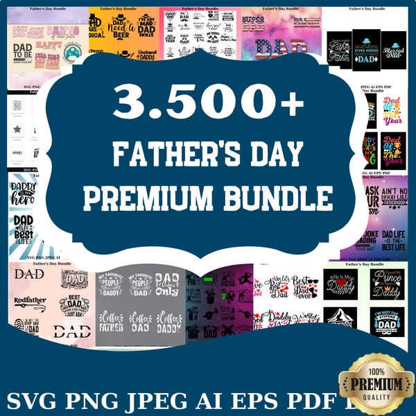 Father Day Svg, Father Day Shirt, Father Day T-shirt Designs,Father Day Mega Bundle ,Svg Files For Cricut, Inspirational Bundle