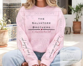 Vampire Diaries Salvatore Brothers sweatshirt