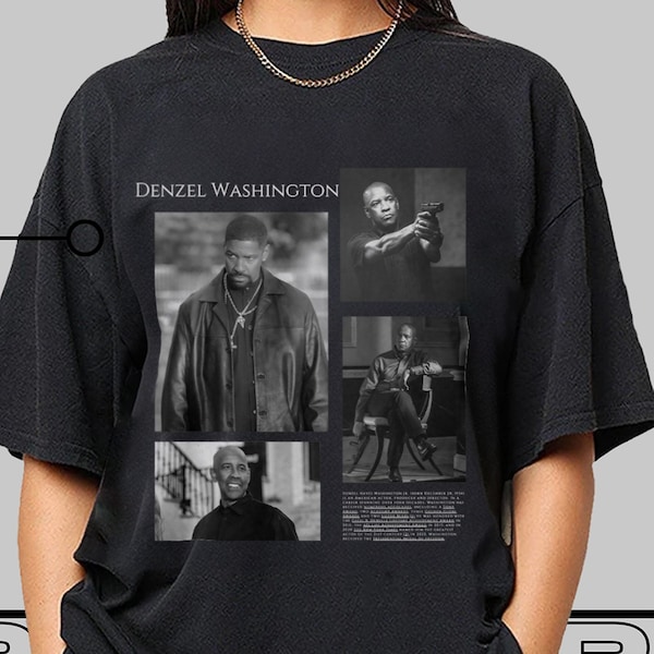 Limited Denzel Washington T-Shirt, Gift for Men and Women