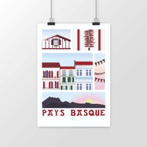Ilustración del país vasco