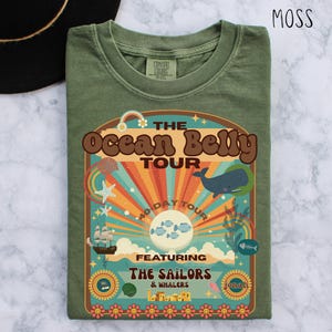 Comfort Colors bible tee retro band theme Christian music festival shirt boho bible verse t-shirt gift for ensuring deep waters tee Jonah